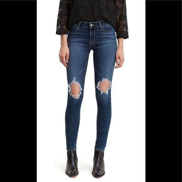 levis 711 skinny mid rise